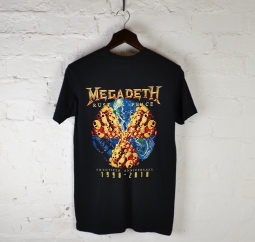 Rust In Peace Megadeth T Shirt Back KM