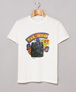 Vintage 1980's PAPER THIN Pac Man T Shirt KM