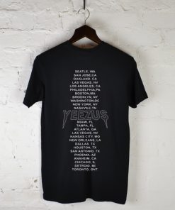 Yeezus Tour Merch Reaper Skull T Shirt Back KM