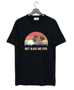 Best Black Dad Ever T Shirt KM