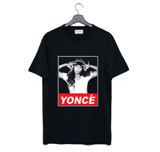 Beyonce Yonce Obey Style T Shirt KM