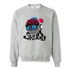 Cool skull wearing Sweatshirt KM