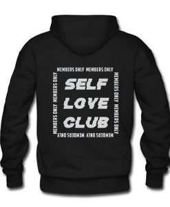 Self Love Club Hoodie Back KM