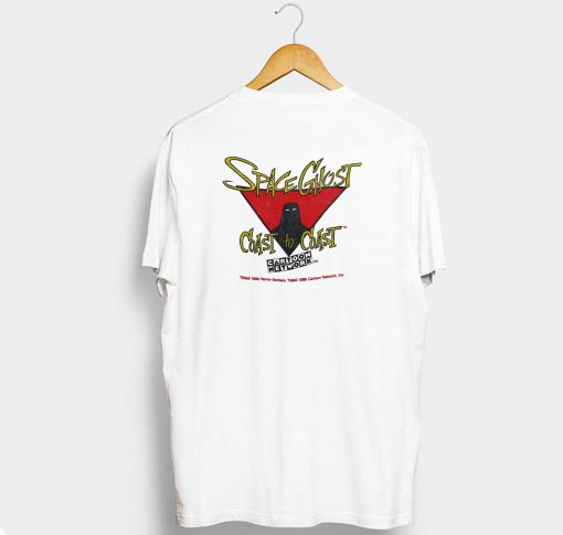 Space Ghost Don't Make me Use the Spank Ray 1998 vintage T Shirt Back KM