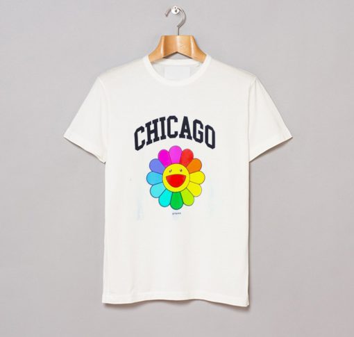 Takashi Murakami Flower Chicago T Shirt KM