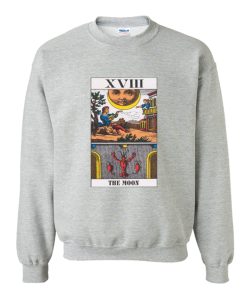 Tarot Card - The Moon Sweatshirt KM