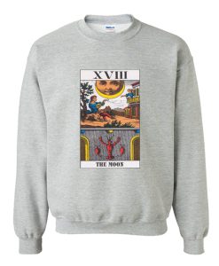 Tarot Card - The Moon Sweatshirt KM