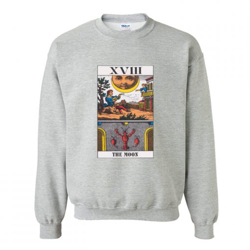 Tarot Card - The Moon Sweatshirt KM