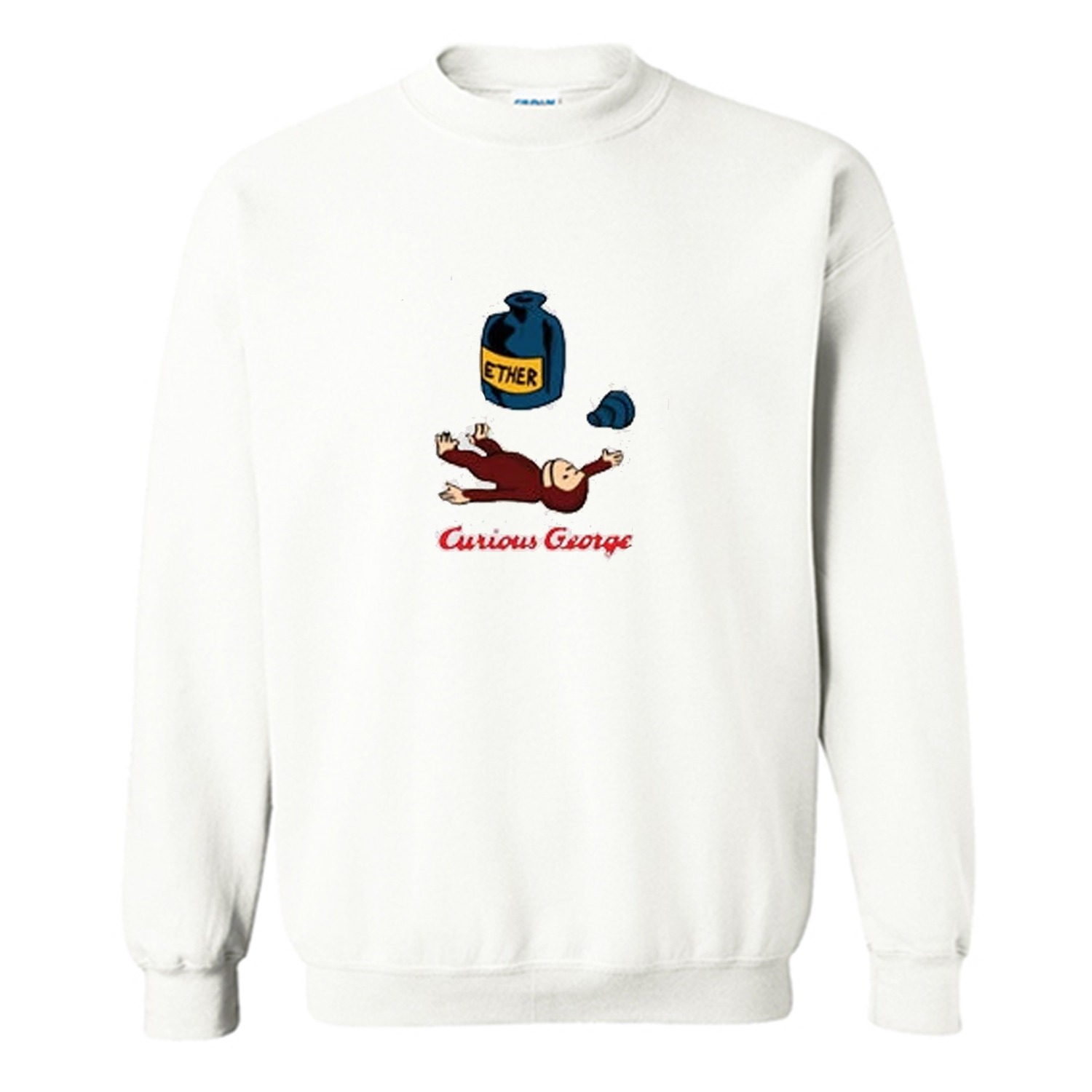 Vintage 1995 Curious George Ether Sweatshirt KM