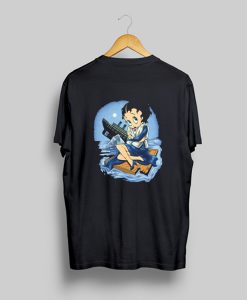 Vintage Betty Boop Titanic T-Shirt Back KM