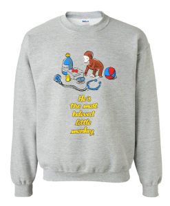 Vintage CURIOUS GEORGE American Animated Series Sweatshirt KM`