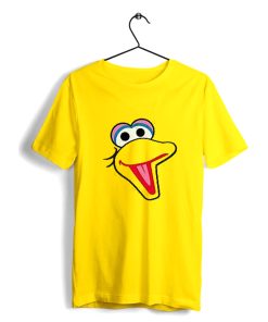 BIG BIRD FACE Sesame Street Yellow T Shirt KM