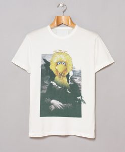 Big Bird Head Busting Sesame Street Mens T-Shirt KM