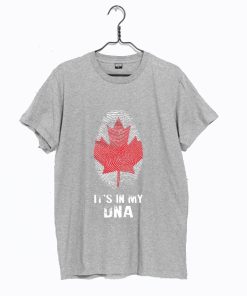 Canada it's in my DNA T-Shirt Grey KM