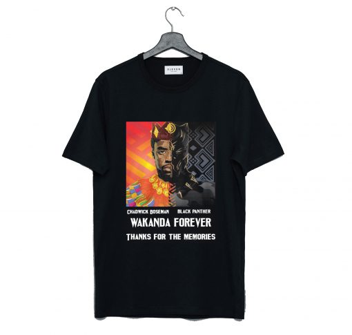 Chadwick Boseman Black Panther Wakanda Forever T Shirt KM