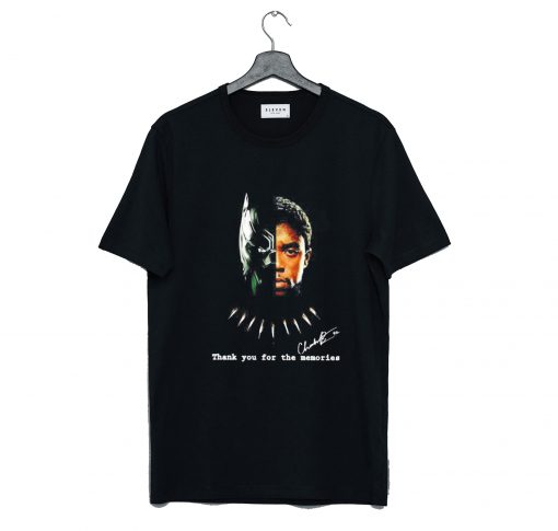 Chadwick Boseman black panther thank you for the memory T Shirt KM