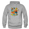 Jerzees Krusty Burger Bart Simpson Hoodie KM