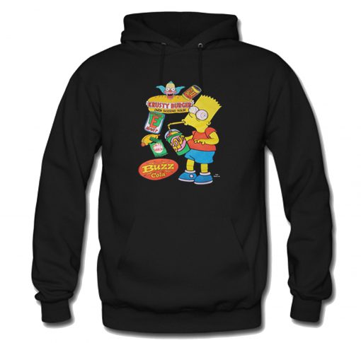 Krusty Burger Bart Simpson Hoodie KM