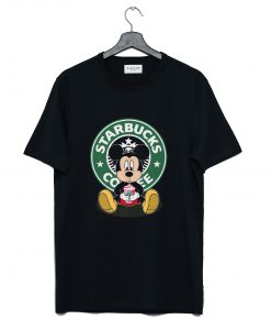 Mickey Mouse Drinking Starbucks T-Shirt KM