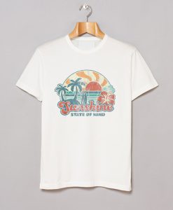 Sunshine State Of Mind Retro 60s Faded Summer T-Shirt KM