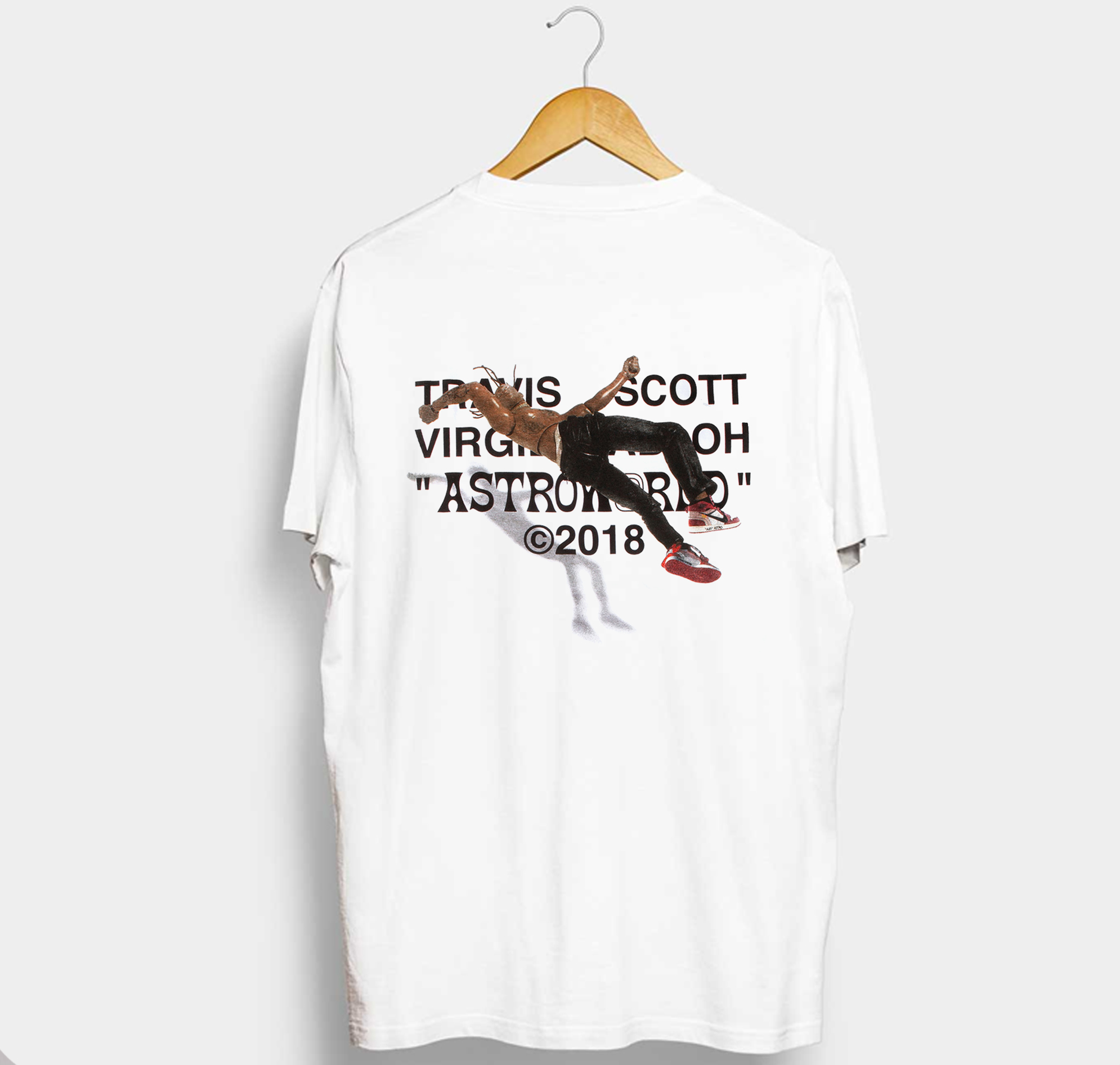 Travis Scott x Virgil Abloh Astroworld NYC T Shirt Back KM