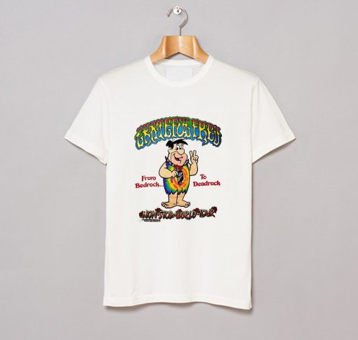 Vintage 1994 90s Fred Flintstone Grateful Dead T Shirt KM