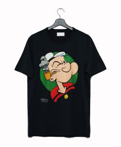 Vintage 90's POPEYE Big Logo T Shirt KM