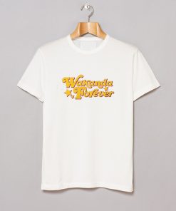 Wakanda Forever Letter T Shirt KM