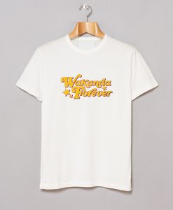 Wakanda Forever Letter T Shirt KM