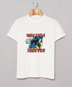 Wakanda Forever T Shirt White KM