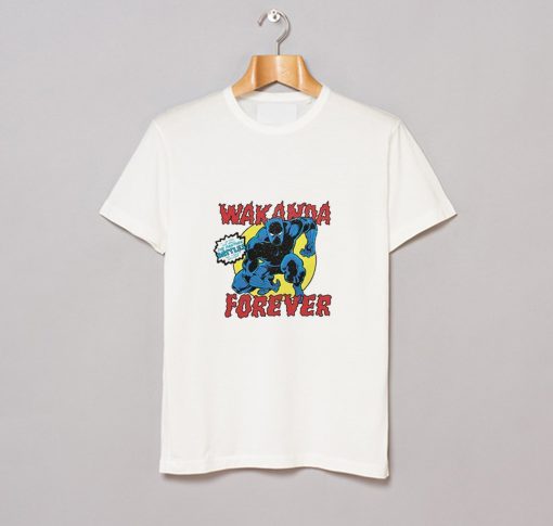 Wakanda Forever T Shirt White KM