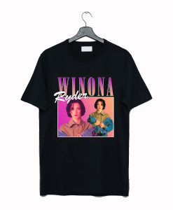 Winona Ryder T Shirt Black KM