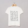 Alphabet Fuck Donald Trump T Shirt KM