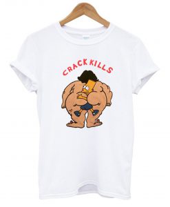 Bart Simpsons Crack Kills T-Shirt KM