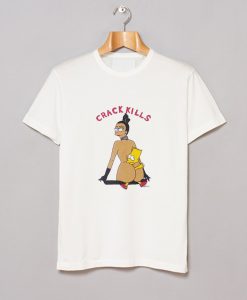 Crack Kills Bart Simpson T Shirt KM