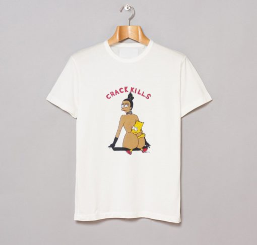 Crack Kills Bart Simpson T Shirt KM