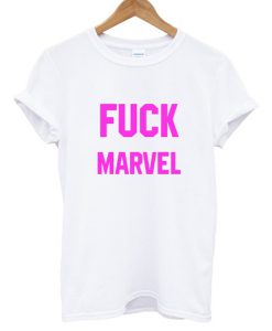 Fuck Marvel T Shirt White KM