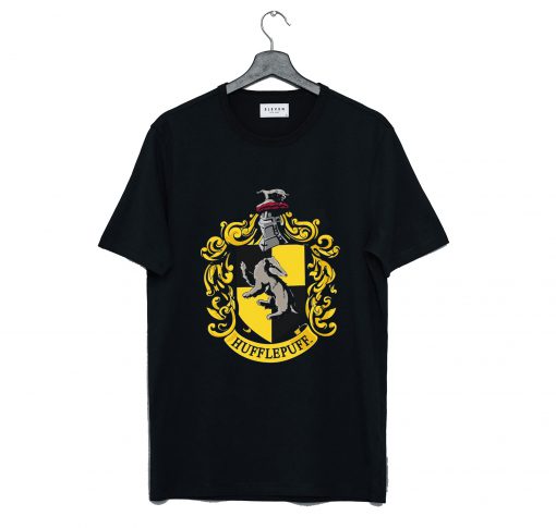 Hufflepuff Black T Shirt KM