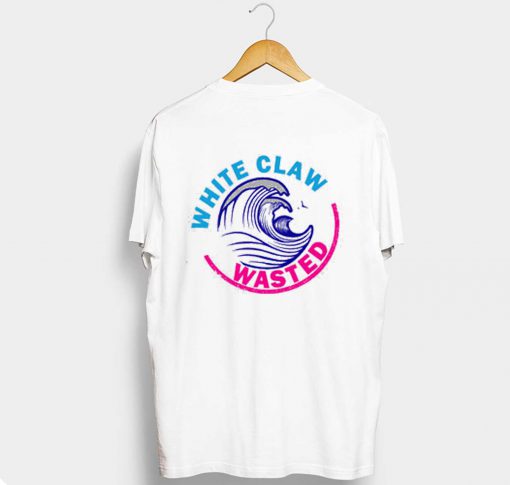 White Claw Wasted T Shirt Back KM