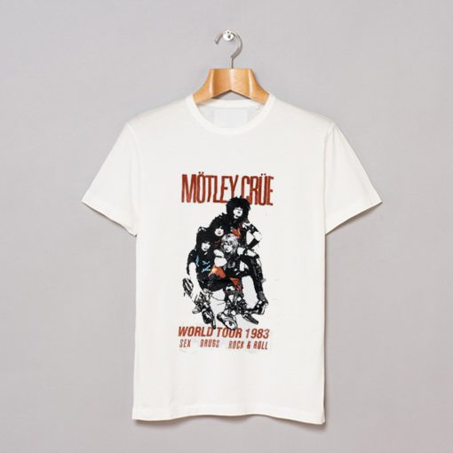 Motley Crue World Tour 83 T Shirt KM