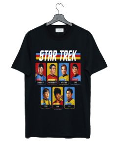 Star Trek Original Series Crew Retro Rainbow T Shirt KM