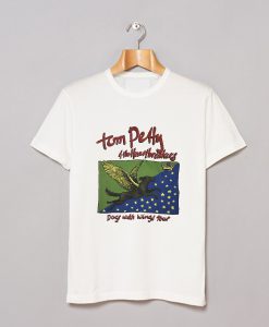 TOM PETTY AND The Heartbreakers Dogs With Wing T Shirt KM