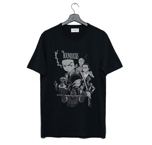 The Boondocks Character Cast Figh T Shirt KM