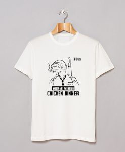 Winner Winner Chicken Dinner PUBG T-Shirt White KM