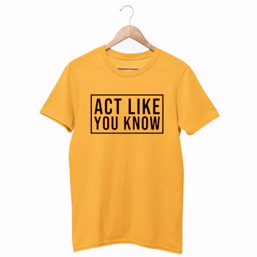 Act Like You Know MC Lyte Inspired 90s Hip Hop Rap T Shirt KM