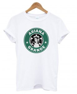 Ariana Grande Starbucks Logo T Shirt KM