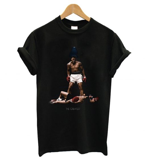 Muhammad Ali T Shirt Black KM