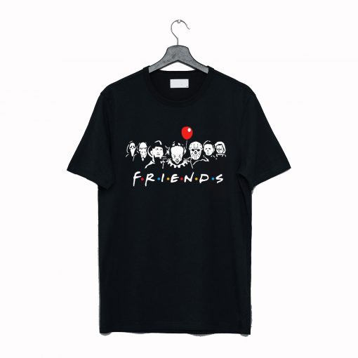 Official Horror Movie Character Friends Halloween T Shirt KM