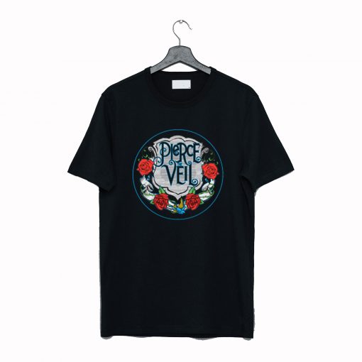 Pierce The Veil Rose Logo T Shirt KM