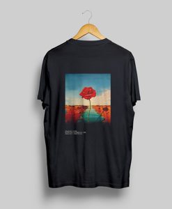 Prosper Sub rosa rose flower T Shirt Back KM